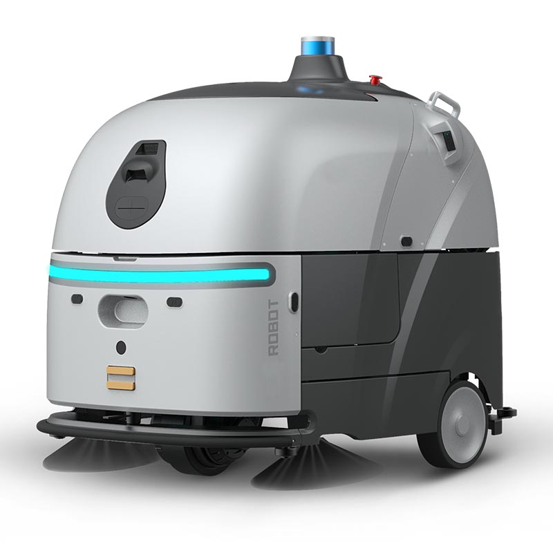 自動掃地和擦洗機器人